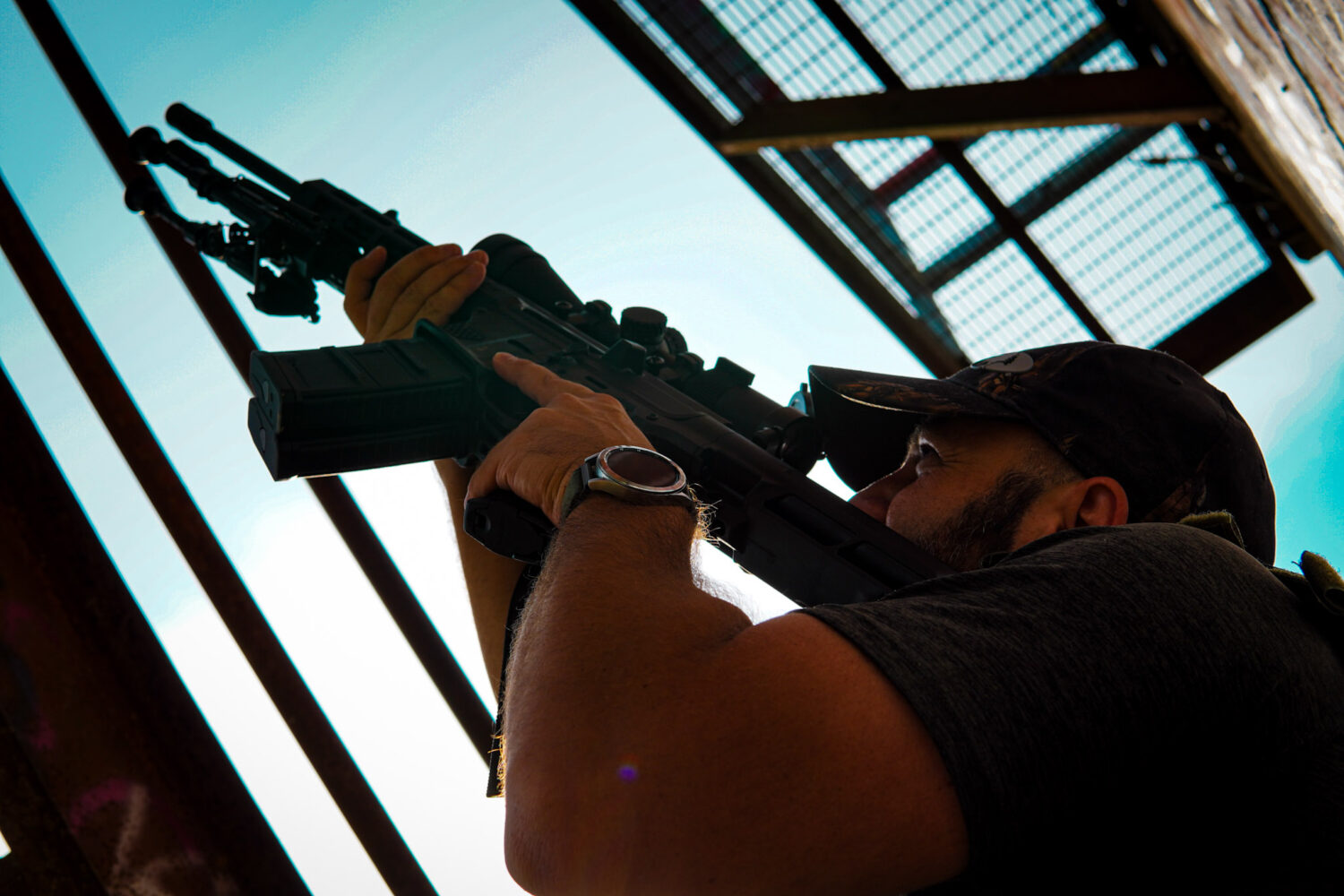 Keep the muzzle pointed in a safe direction