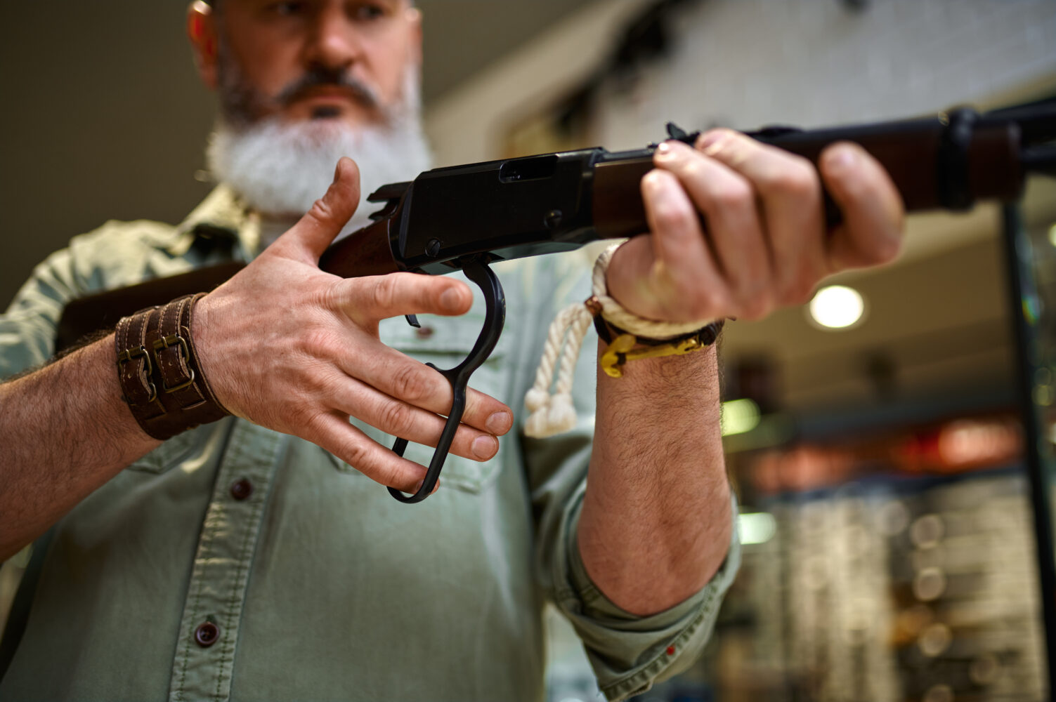 Lever Action Rifle