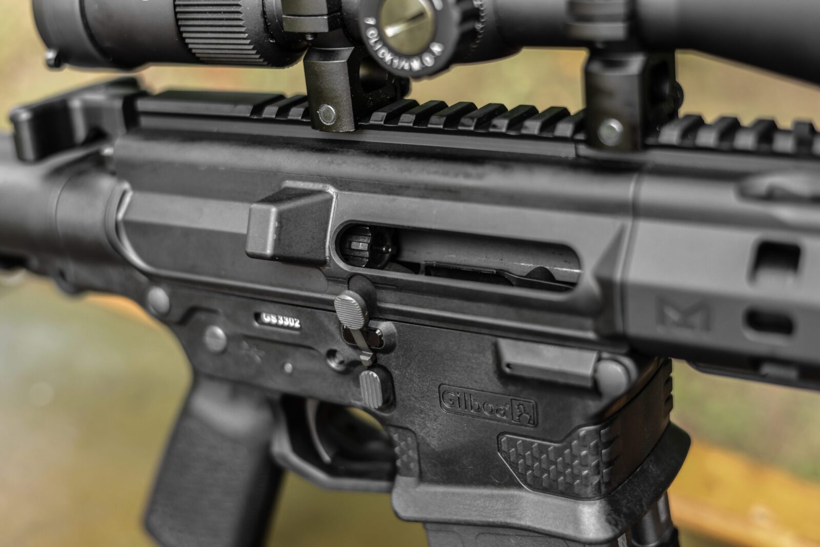 AR-15 lower assembly focusing on the AR-15 Magazine Release