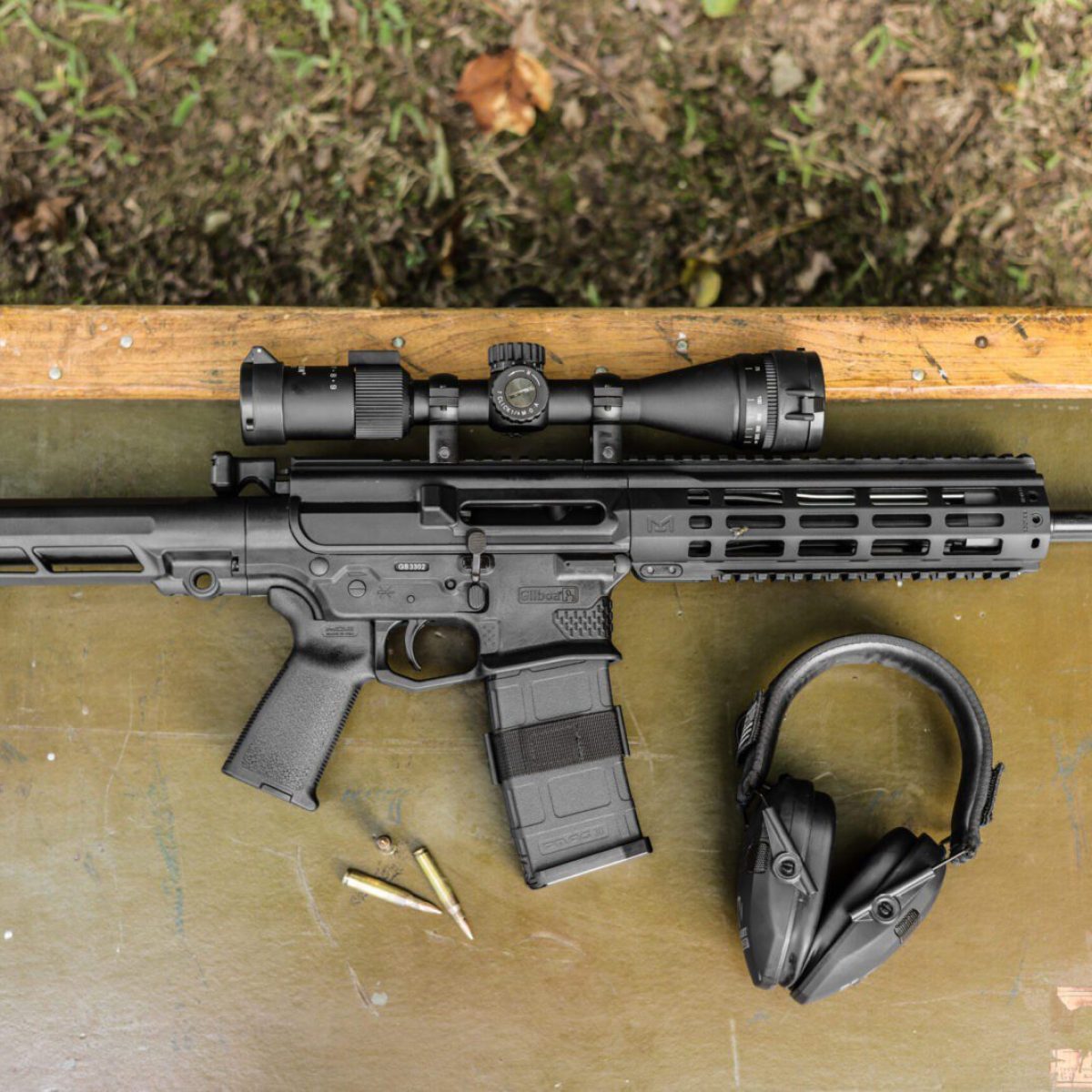DBR Snake Complete with 5.56 ammo and hearing protection.